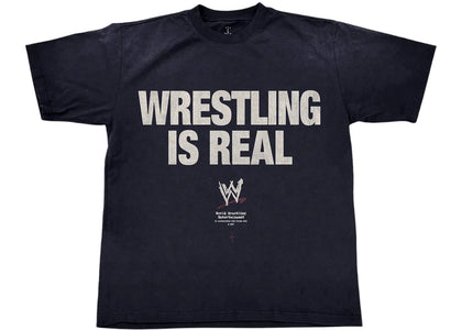 Travis Scott Wrestling Is Real T-shirt Black - authentic Travis Scott apparel