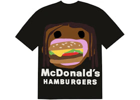 Travis Scott x CPFM 4 CJ Burger Mouth T-Shirt Black