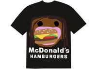 Travis Scott x CPFM 4 CJ Burger Mouth T-Shirt Black
