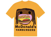 Travis Scott x CPFM 4 CJ Burger Mouth T-Shirt Gold