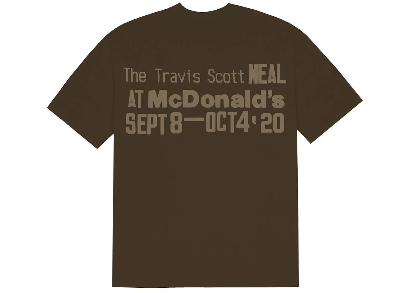 Travis Scott x CPFM 4 CJ Grill Slip T-Shirt Brown - vue secondaire A