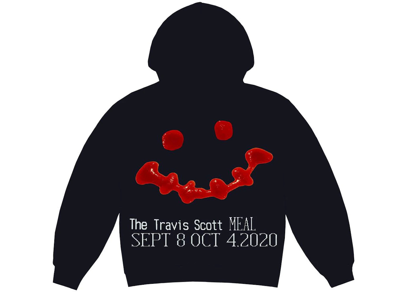 Travis Scott x CPFM 4 CJ Ketchup Hoodie Black - vue secondaire A