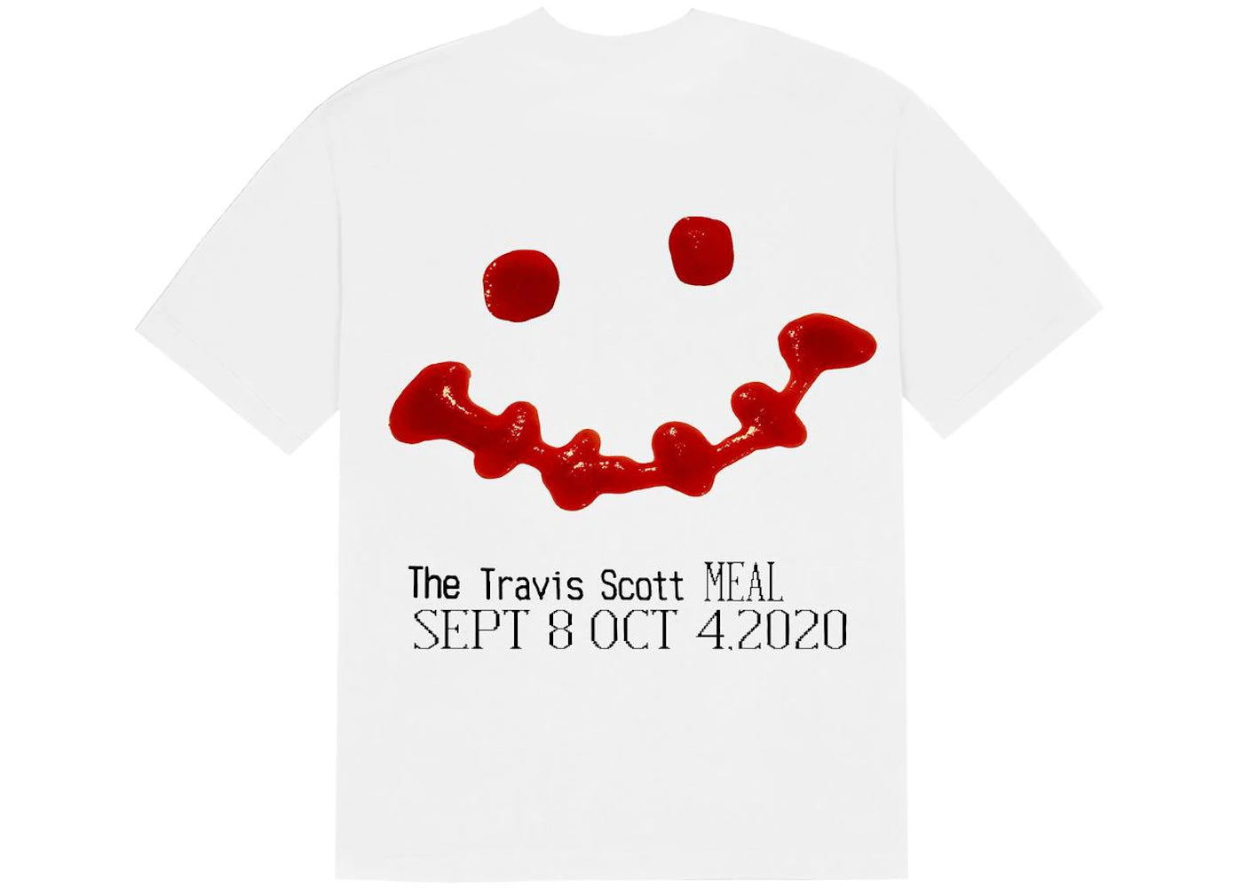 Travis Scott x CPFM 4 CJ Ketchup T-Shirt White - vue secondaire B