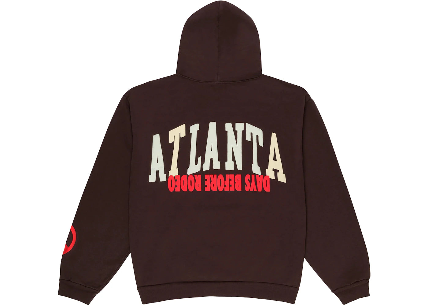 Travis Scott x Cactus Plant Flea Market "Free Thugger" Hoodie Brown - vue secondaire A