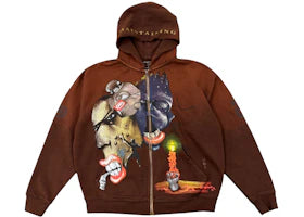Travis Scott x Ecko Maintaining Zip Hoodie Brown