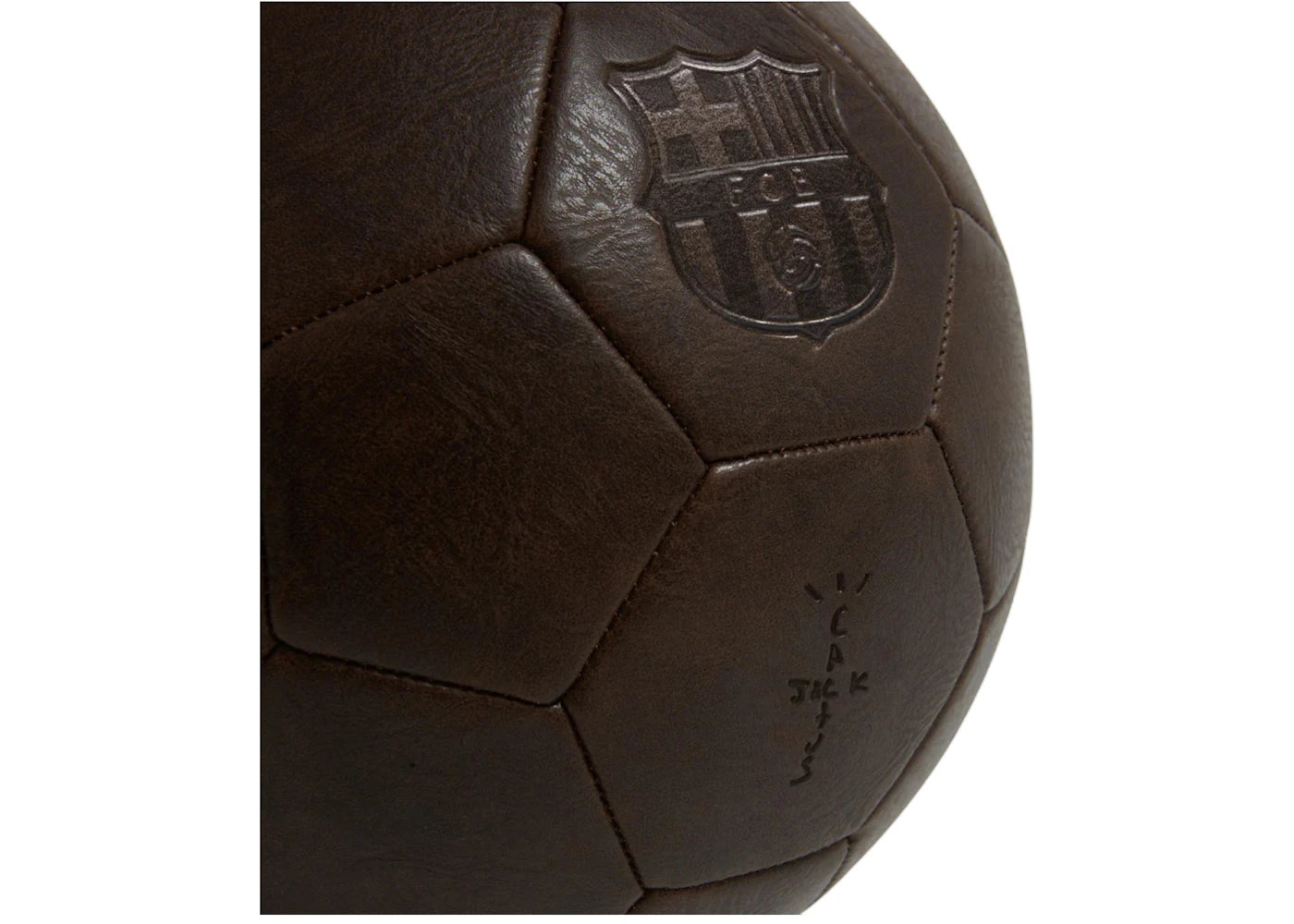 Travis Scott x FC Barcelona Retro Football Black - vue secondaire A