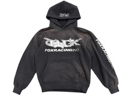 Travis Scott x Fox Racing I Hoodie Black - authentic Travis Scott apparel