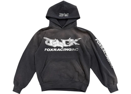 Travis Scott x Fox Racing I Hoodie Black - authentic Travis Scott apparel