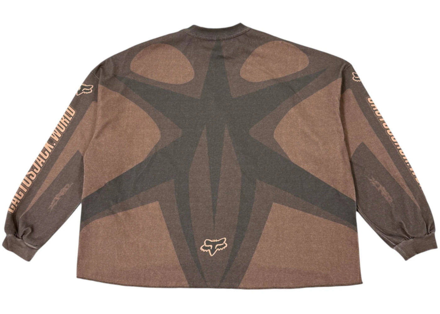 Travis Scott x Fox Racing I Jersey Brown - vue secondaire B