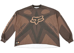 Travis Scott x Fox Racing I Jersey Brown - apparel view 2