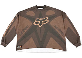 Travis Scott x Fox Racing I Jersey Brown - vue 360
