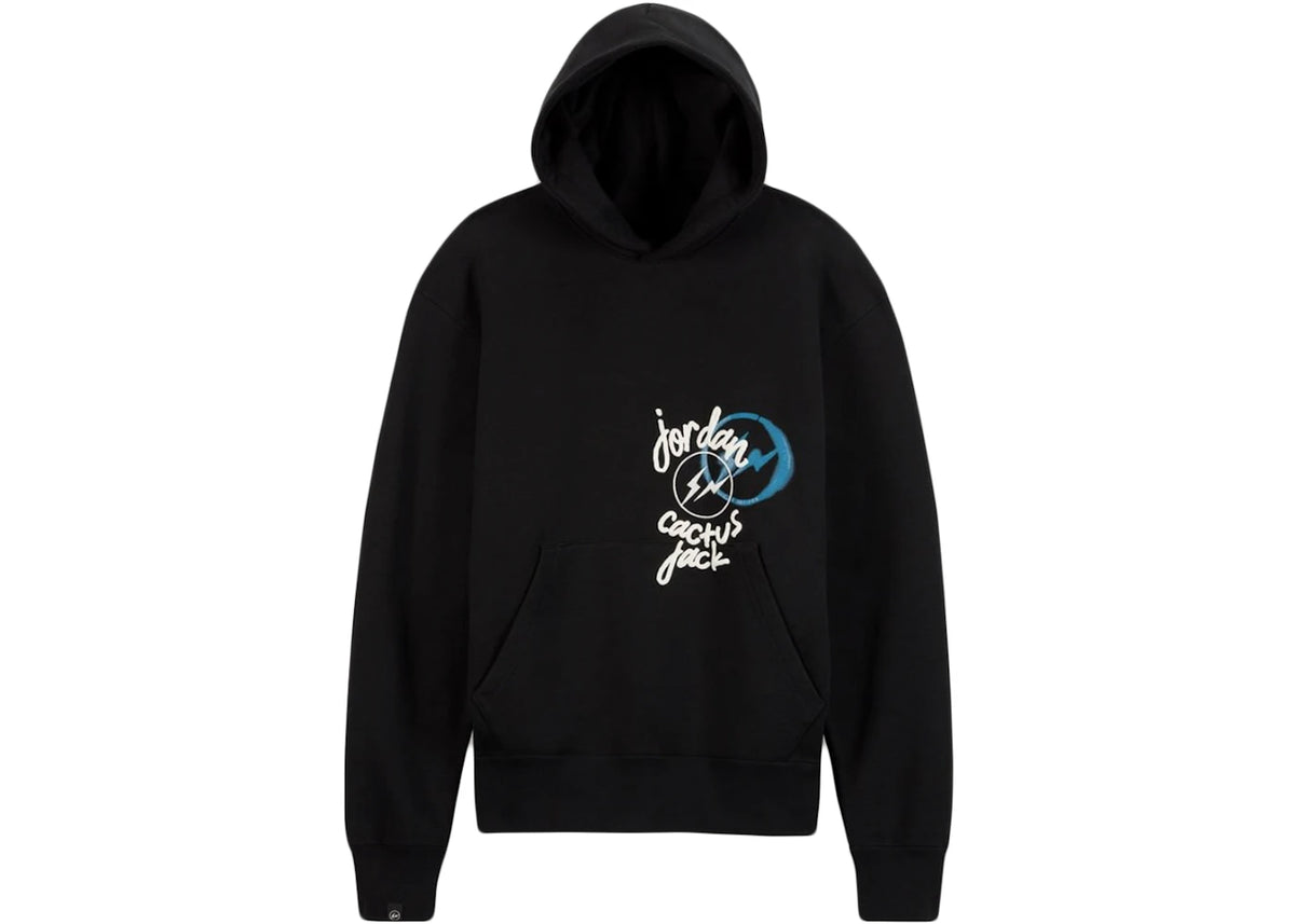 Travis Scott x Jordan x Fragment Hoodie Black - vue secondaire B