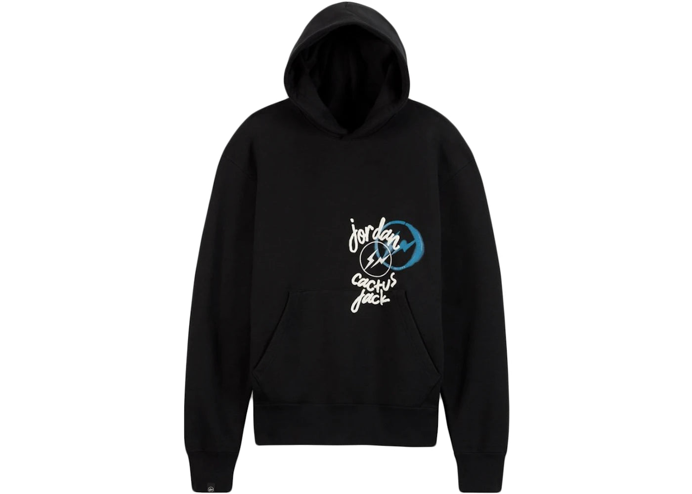 Travis Scott x Jordan x Fragment Hoodie Black - vue secondaire A