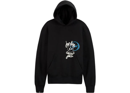 Travis Scott x Jordan x Fragment Hoodie Black - apparel view 2