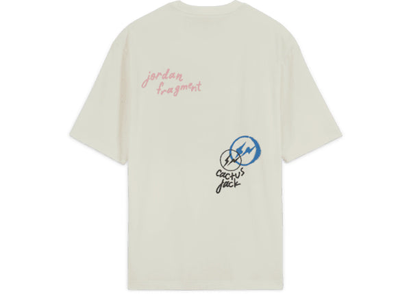 Travis Scott x Jordan x Fragment T-Shirt Weiß