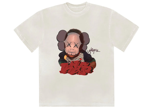 Travis Scott x KAWS Utopia I Tee White sneakers - authentic Travis Scott shoes