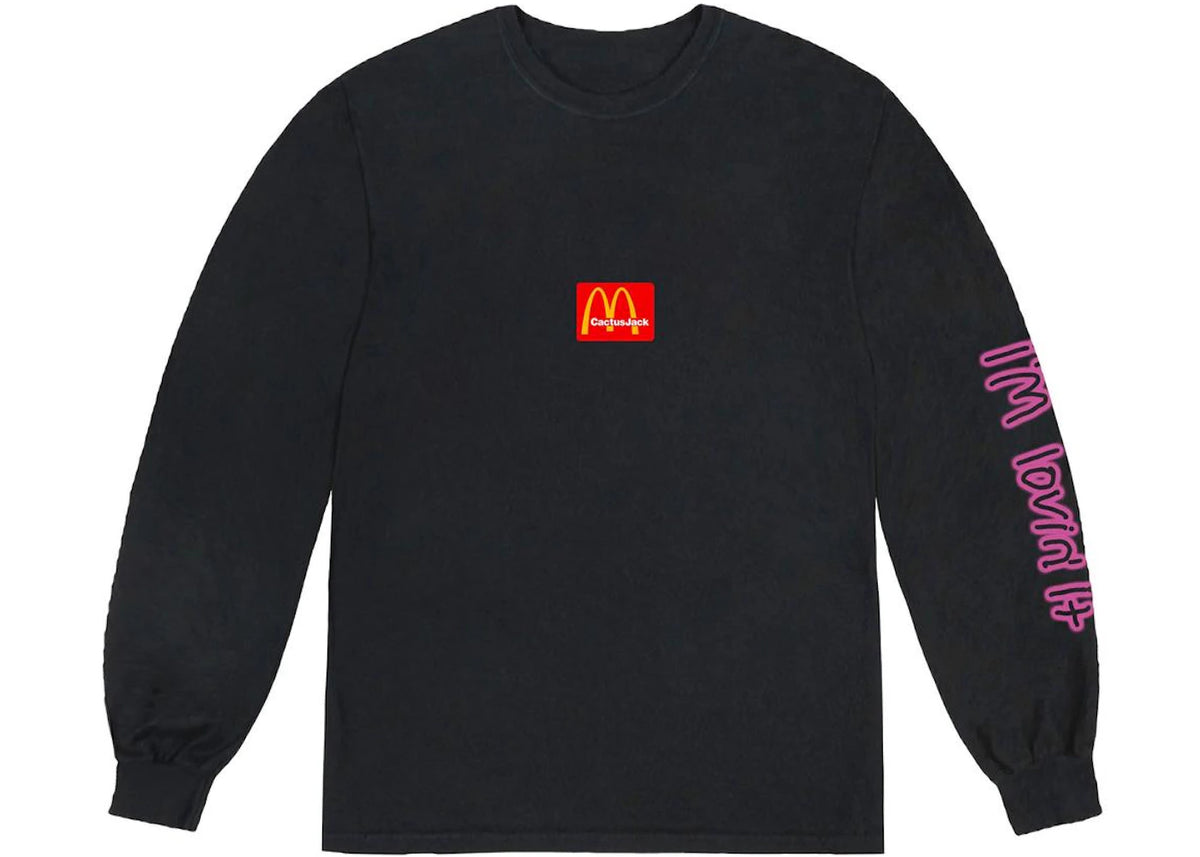 Travis Scott x McDonald's Action Figure Space L/S T-Shirt Black - vue secondaire B