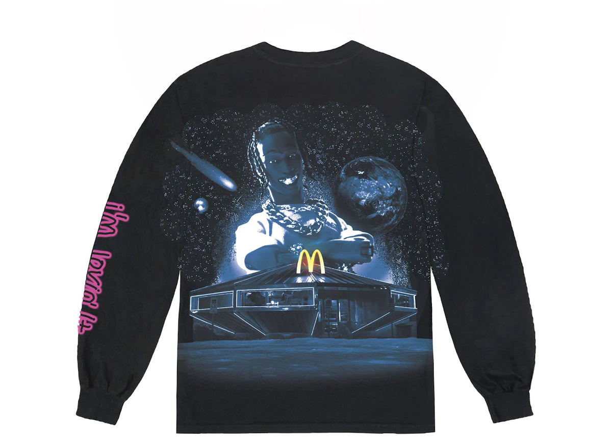 Travis Scott x McDonald's Action Figure Space L/S T-Shirt Black - vue secondaire A