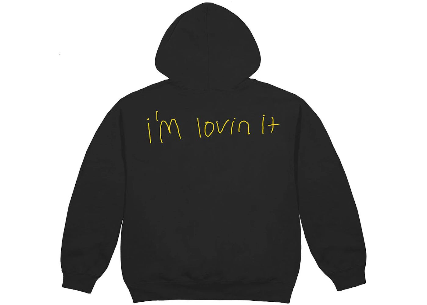 Travis Scott x McDonald's Billions Served Hoodie Washed Black - vue secondaire A