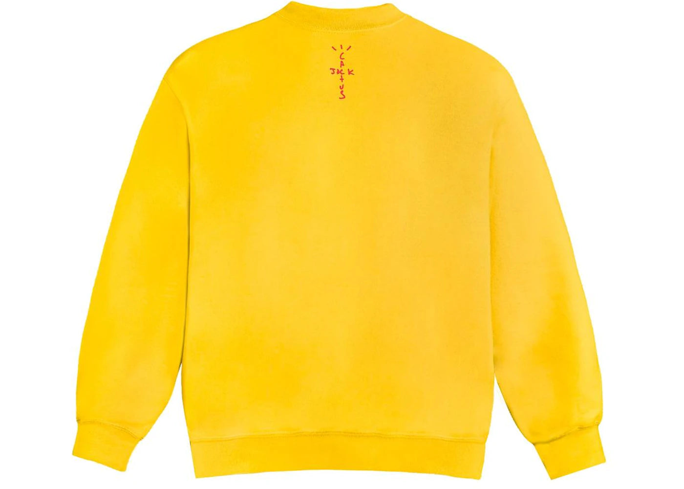 Travis Scott x McDonald's Cactus Jack Spelling Crewneck Yellow - vue secondaire B