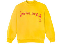 Travis Scott x McDonald's Cactus Jack Spelling Crewneck Yellow