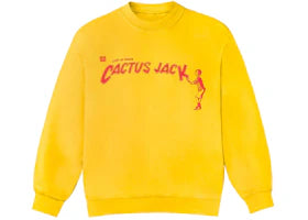 Travis Scott x McDonald's Cactus Jack Spelling Crewneck Yellow