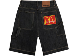 Travis Scott x McDonald's Cj Arches Denim Shorts Indigo - apparel view 2