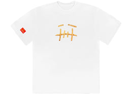 Travis Scott x McDonald's Fry T-Shirt White - authentic Travis Scott apparel