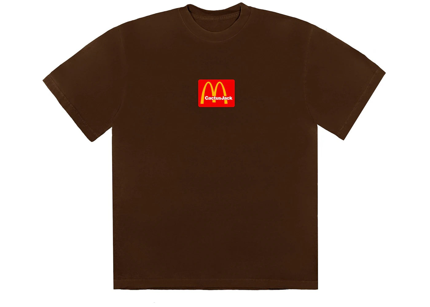 Travis Scott x McDonald's Sesame III T-Shirt Brown - vue 360