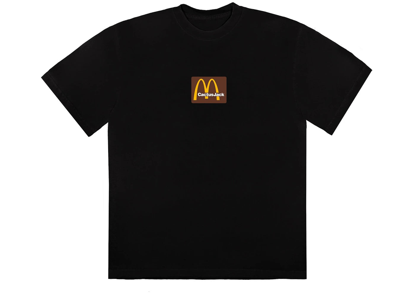 Travis Scott x McDonald's Sesame Inv T-Shirt Black/Brown - vue 360