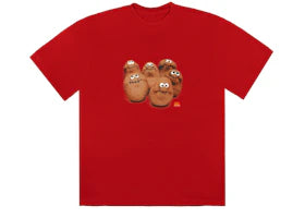 Travis Scott x McDonald's Squad T-Shirt Red - vue 360