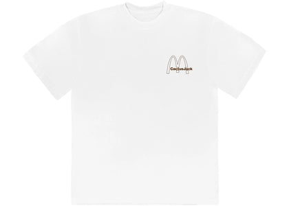 Travis Scott x McDonald's Vintage Action T-Shirt White - authentic Travis Scott apparel