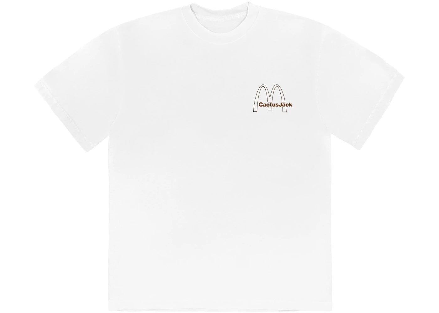Travis Scott x McDonald's Vintage Action T-Shirt White - vue 360