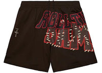 Travis Scott x Mitchell & Ness Alabama Crimson Tide Basketball Shorts Brown