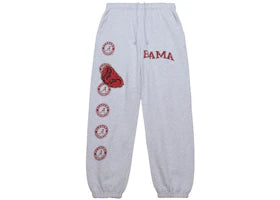 Travis Scott x Mitchell & Ness Alabama Crimson Tide Classic Sweatpants Gray - vue 360