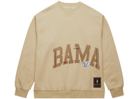 Travis Scott x Mitchell & Ness Alabama Crimson Tide Pullover Sweatshirt Tan