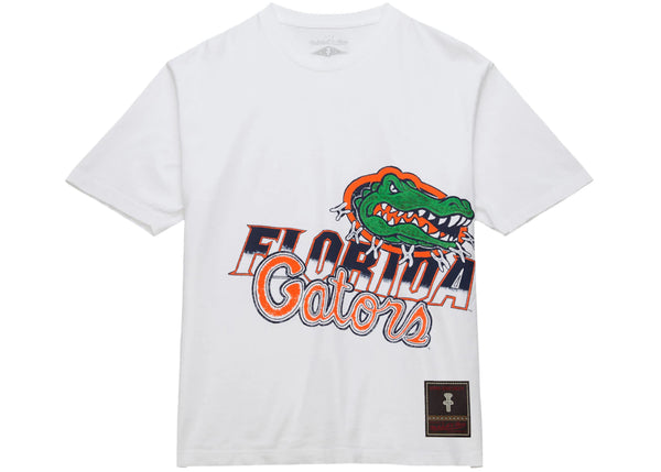 Travis Scott x Mitchell & Ness Florida Gators Hand-Drawn T-Shirt White sneakers - authentic Travis Scott shoes