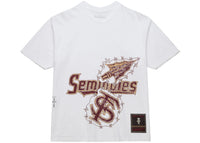 Travis Scott x Mitchell & Ness Florida State Seminoles Hand-Drawn T-Shirt White