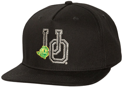 Travis Scott x Mitchell & Ness Oregon Ducks Snapback Hat Black - authentic Travis Scott product