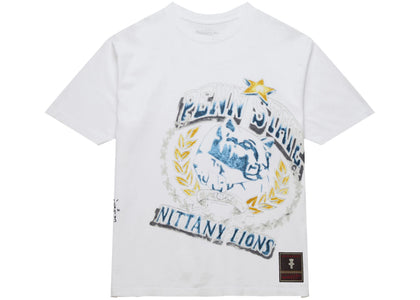Travis Scott x Mitchell & Ness Penn State Nittany Lions Hand-Drawn T-Shirt White - apparel view 2