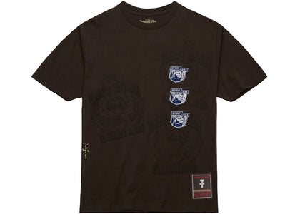 Travis Scott x Mitchell & Ness Penn State Nittany Lions Seal T-Shirt Brown - apparel view 2