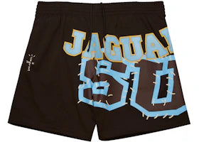 Travis Scott x Mitchell & Ness Southern University Jaguars Basketball Shorts Brown