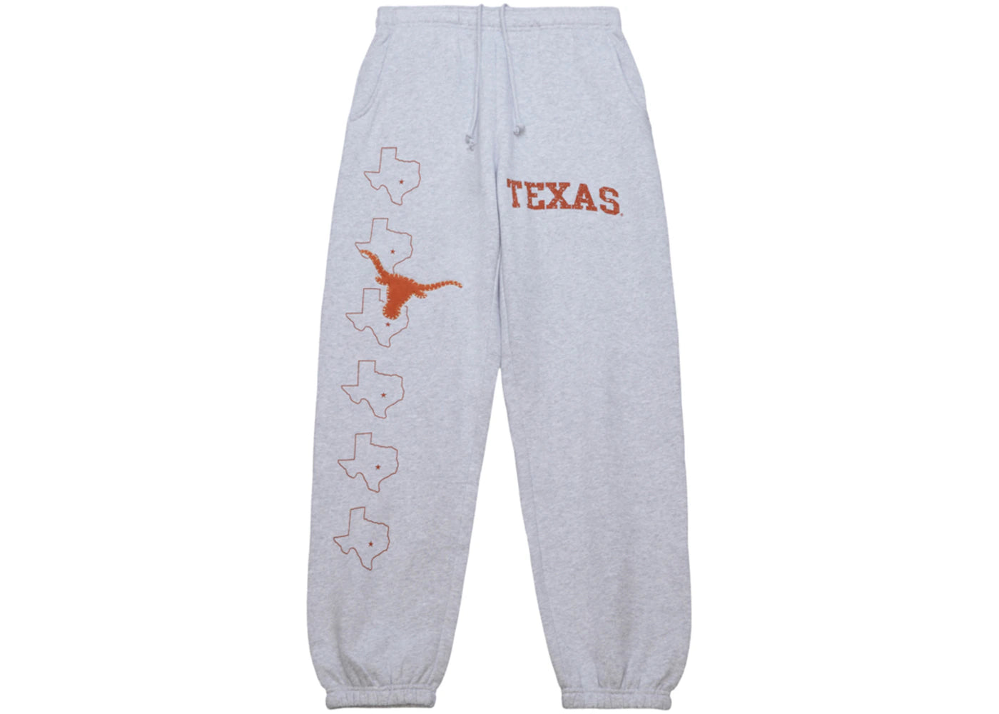 Travis Scott x Mitchell & Ness Texas Longhorns Classic Sweatpants Heather Gray - vue secondaire A
