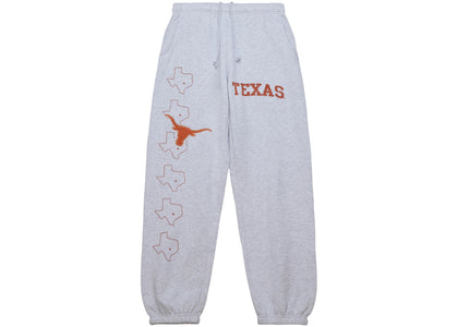Travis Scott x Mitchell & Ness Texas Longhorns Classic Sweatpants Heather Gray - apparel view 2
