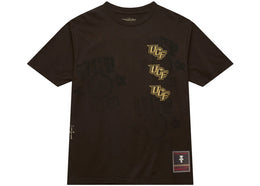 Travis Scott x Mitchell & Ness UCF Knights Seal T-Shirt Brown - apparel view 2