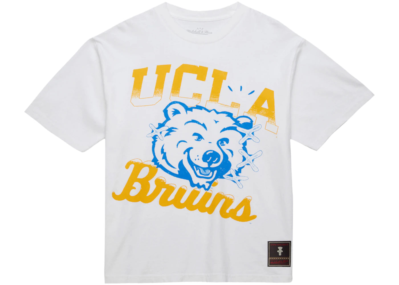 Travis Scott x Mitchell & Ness UCLA Bruins Hand-Drawn T-Shirt White - vue secondaire A