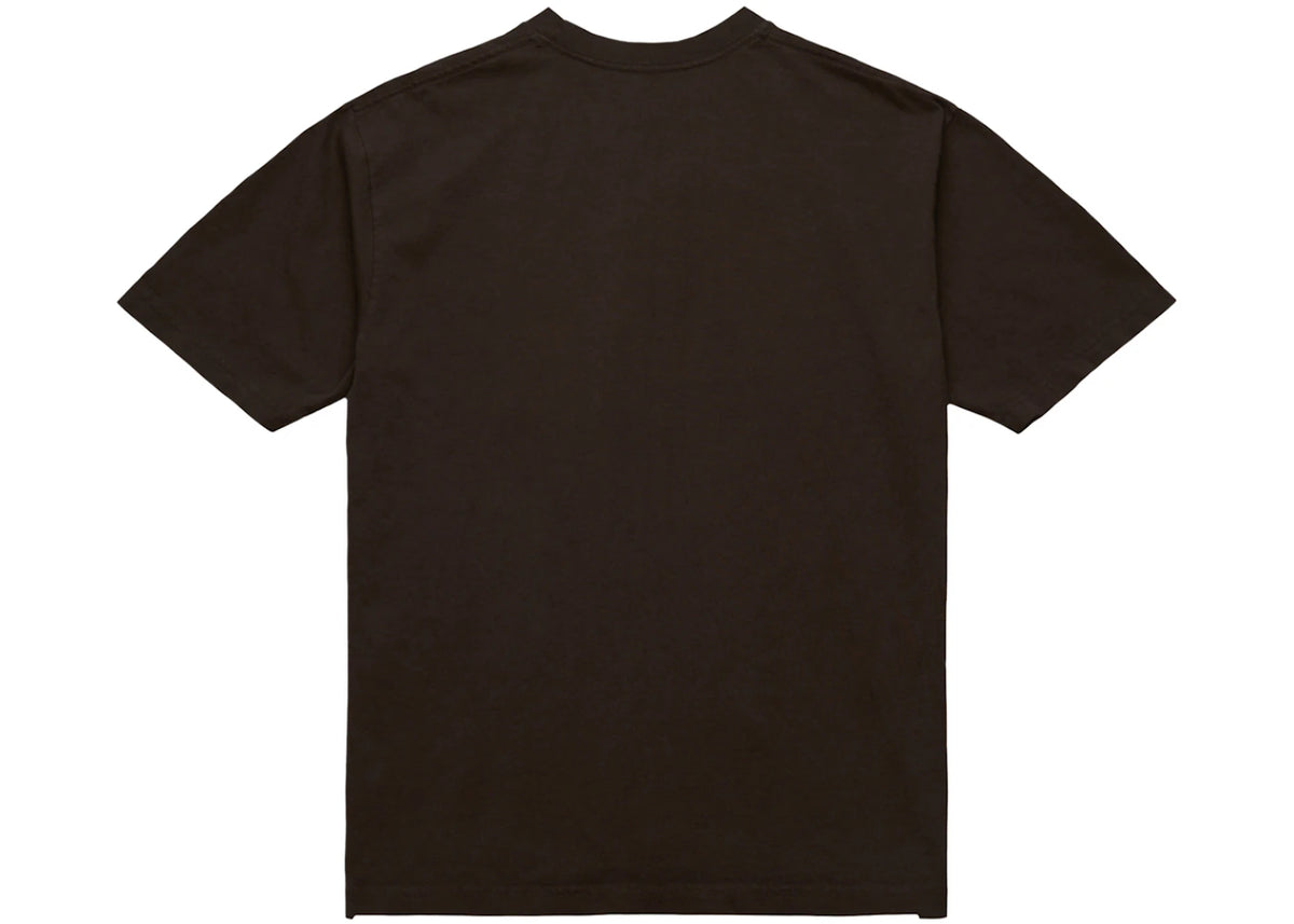 Travis Scott x Mitchell & Ness Wisconsin Badgers Seal T-Shirt Brown - vue secondaire B