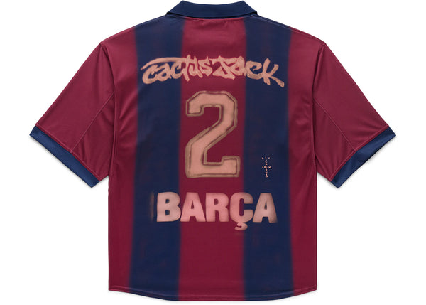 Travis Scott x Nike x FC Barcelona Retro 2000/01 Heimtrikot Skeleton, mehrfarbig