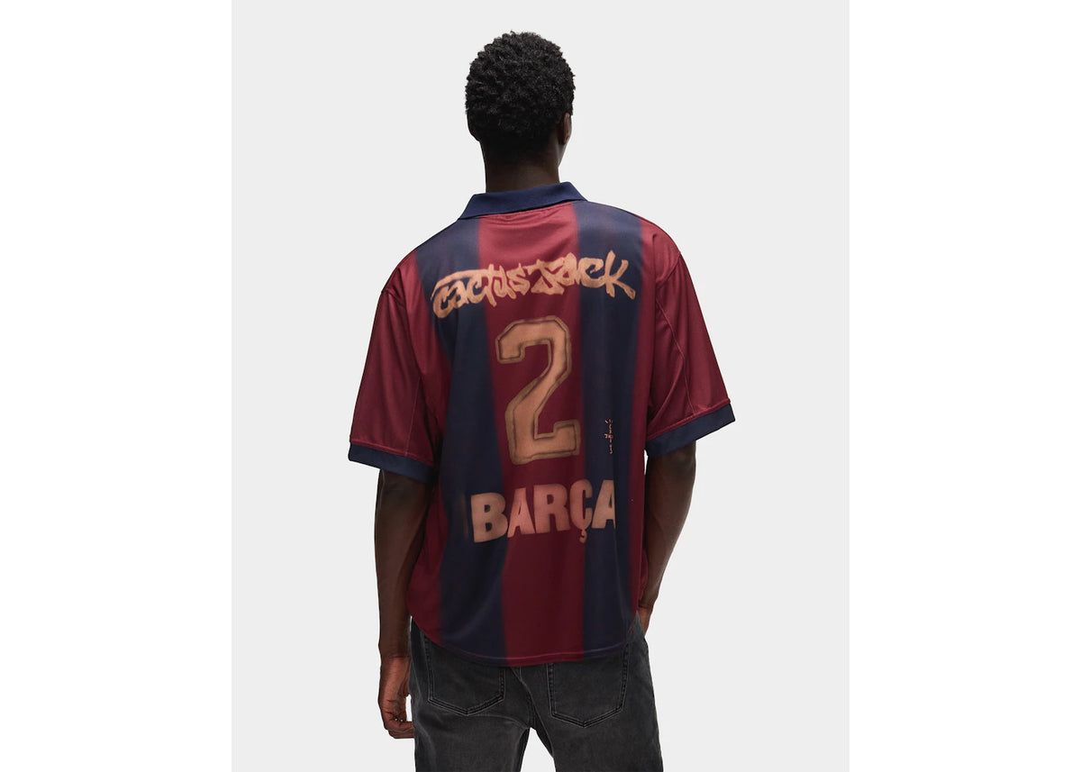 Travis Scott x Nike x FC Barcelona Retro 2000/01 Home Skeleton Jers
