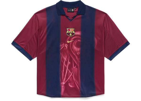 Travis Scott x Nike x FC Barcelona Retro 2000/01 Heimtrikot Skeleton, mehrfarbig